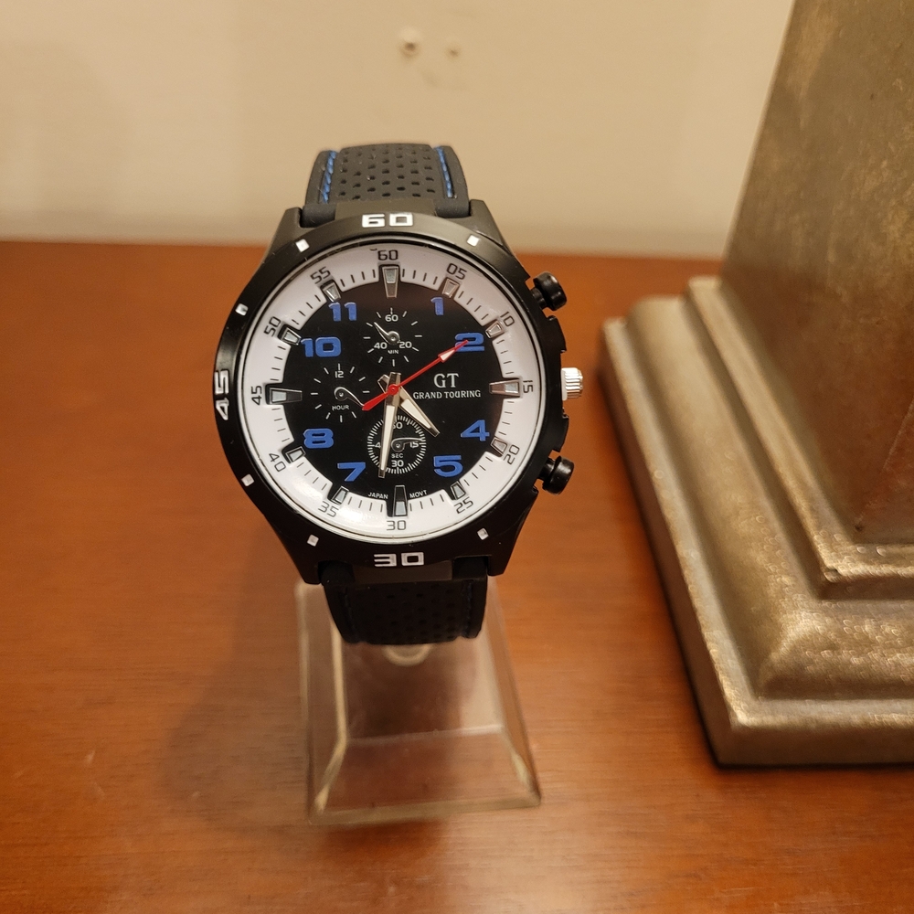 Brand New White & Blue GT Grand Touring Men's Watch